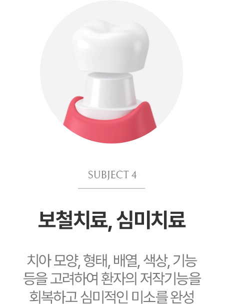 보철치료, 심미치료